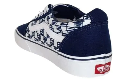 VANS CHAUSSURES BASSES WARD NAVY SCRIBBLE POUR HOMME