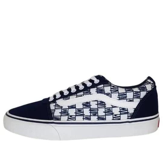 VANS CHAUSSURES BASSES WARD NAVY SCRIBBLE POUR HOMME