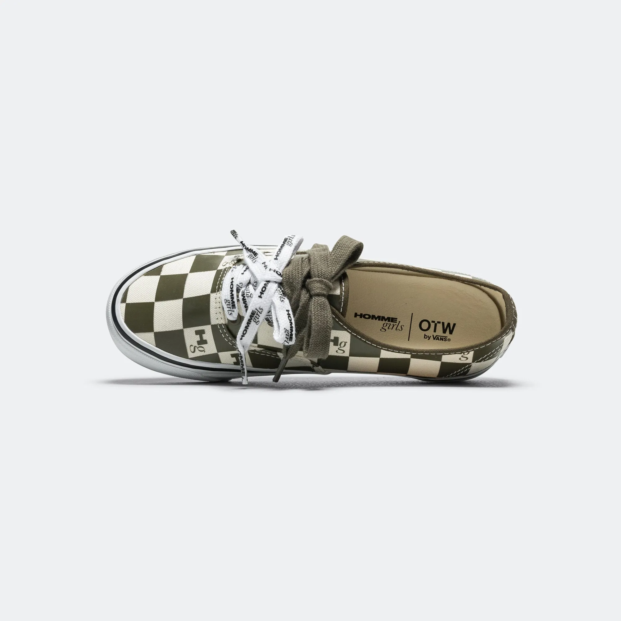 Vans Shoes Authentic 44 x Homme Filles - Vert olive foncé