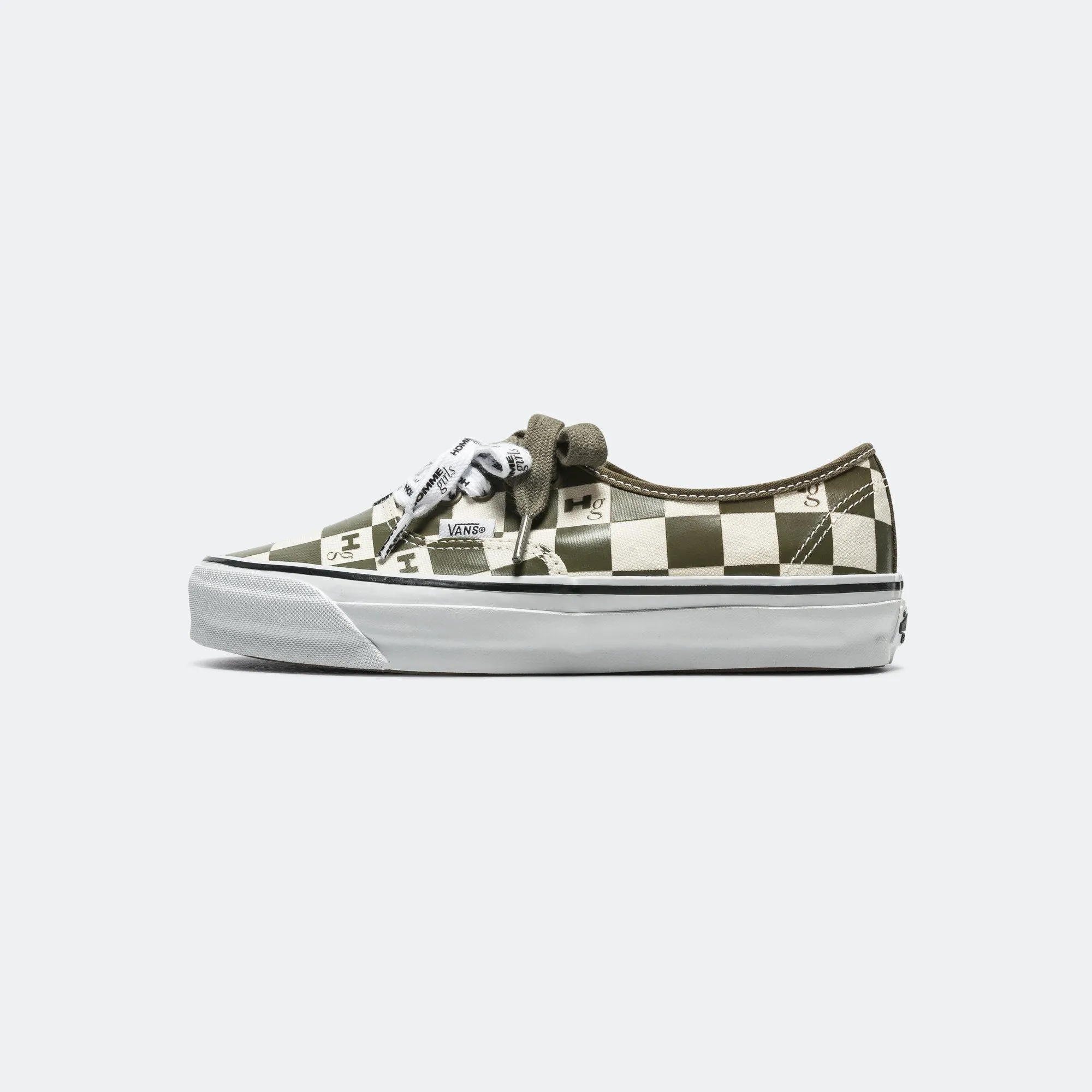 Vans Shoes Authentic 44 x Homme Filles - Vert olive foncé