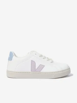 Veja Kids Esplar Baskets à lacets en blanc