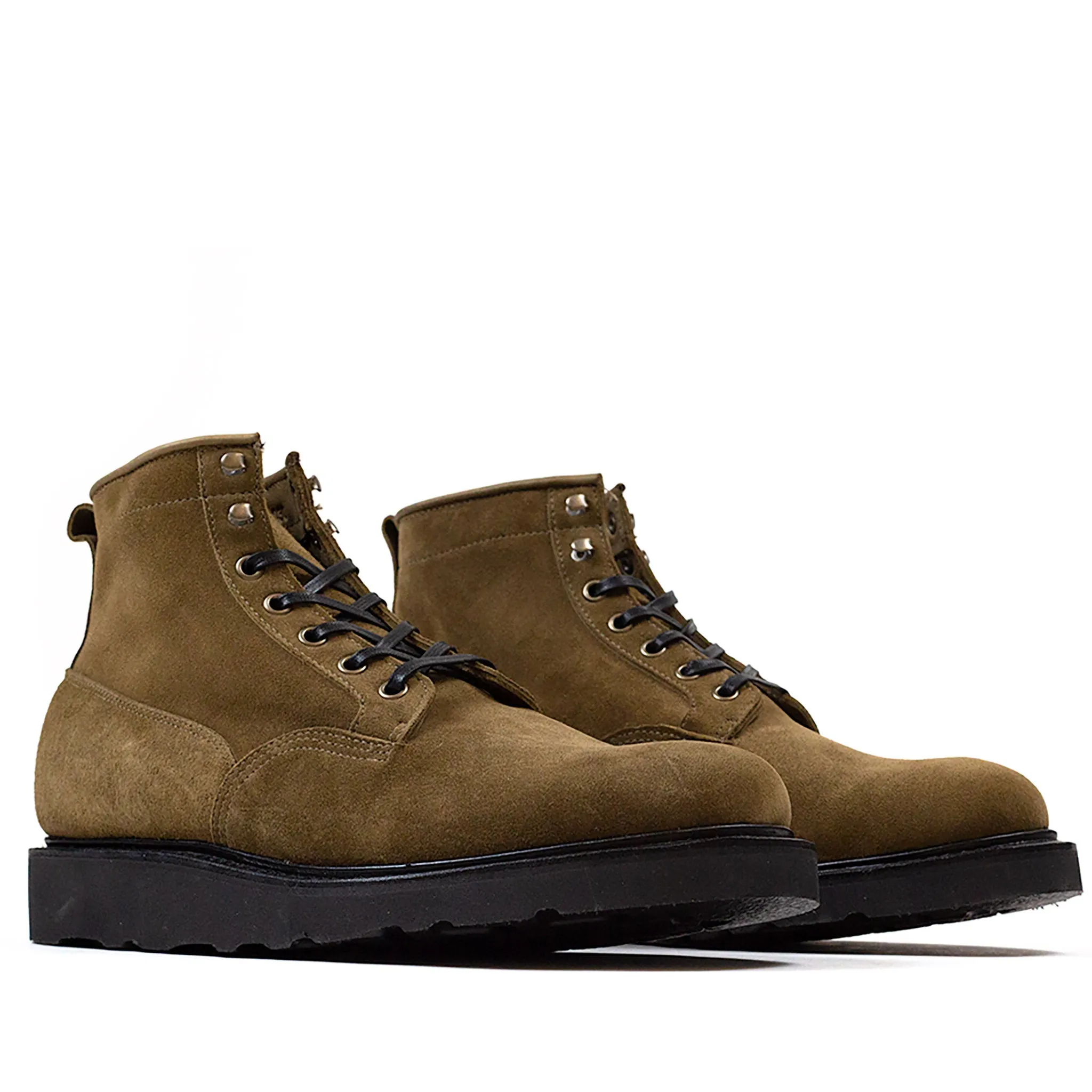 Botte Scout Viberg en Suédine Bambou Veau