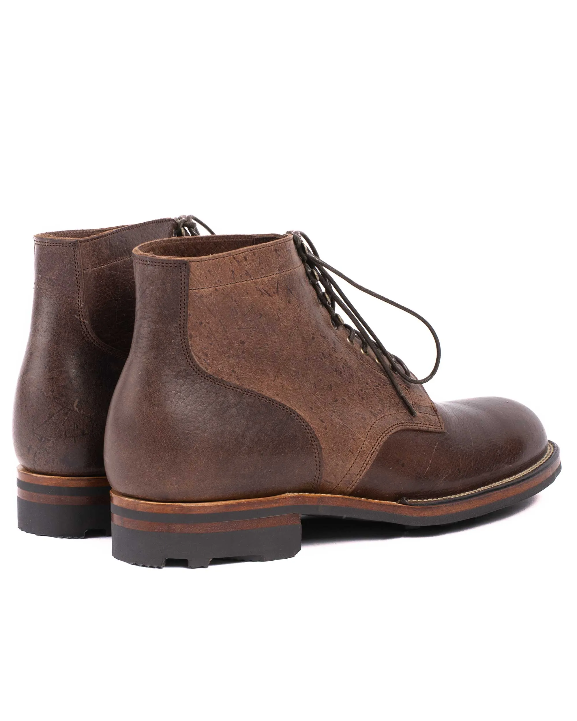 Botte de service Viberg 1035 en velours végétal couleur Hummus