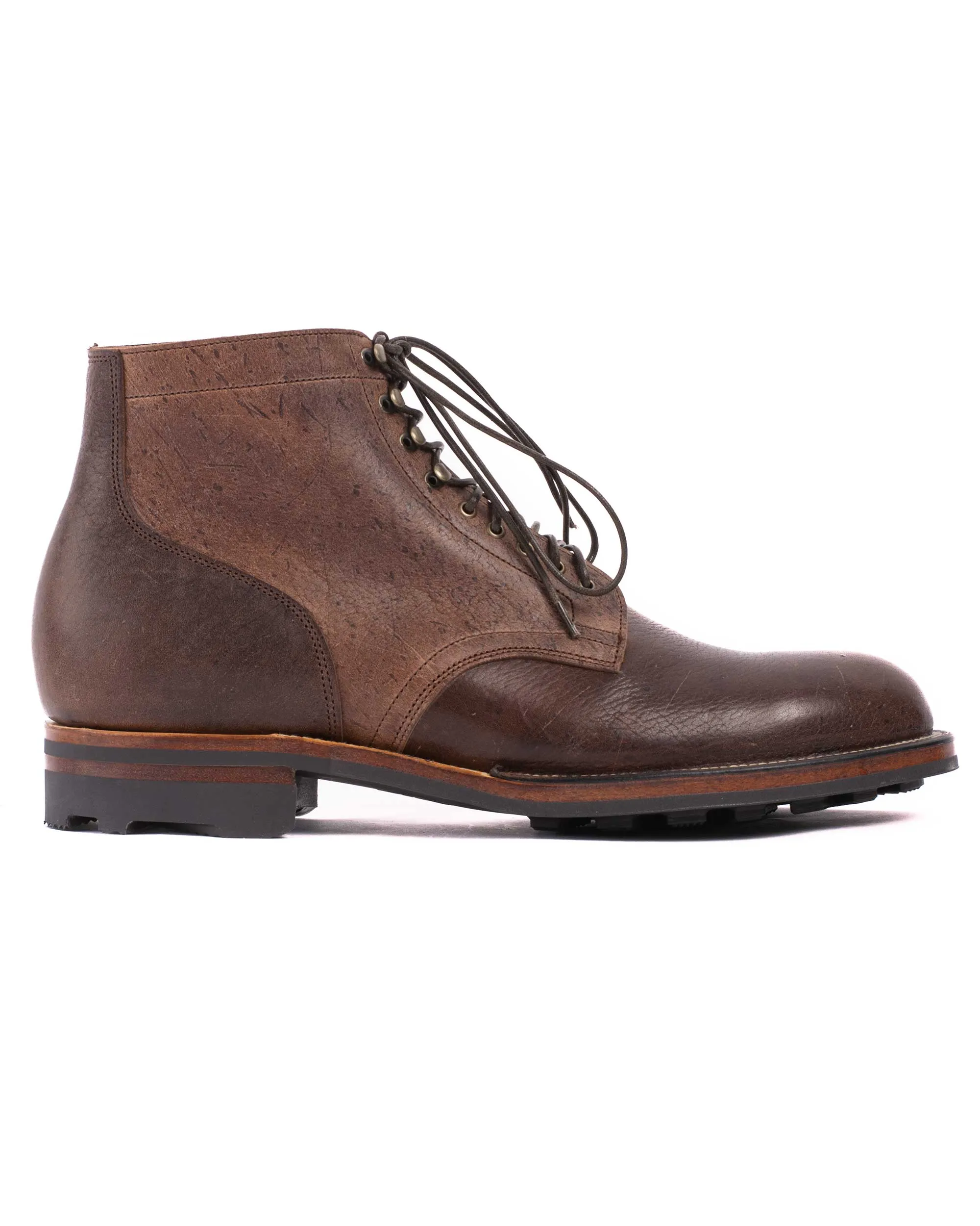 Botte de service Viberg 1035 en velours végétal couleur Hummus