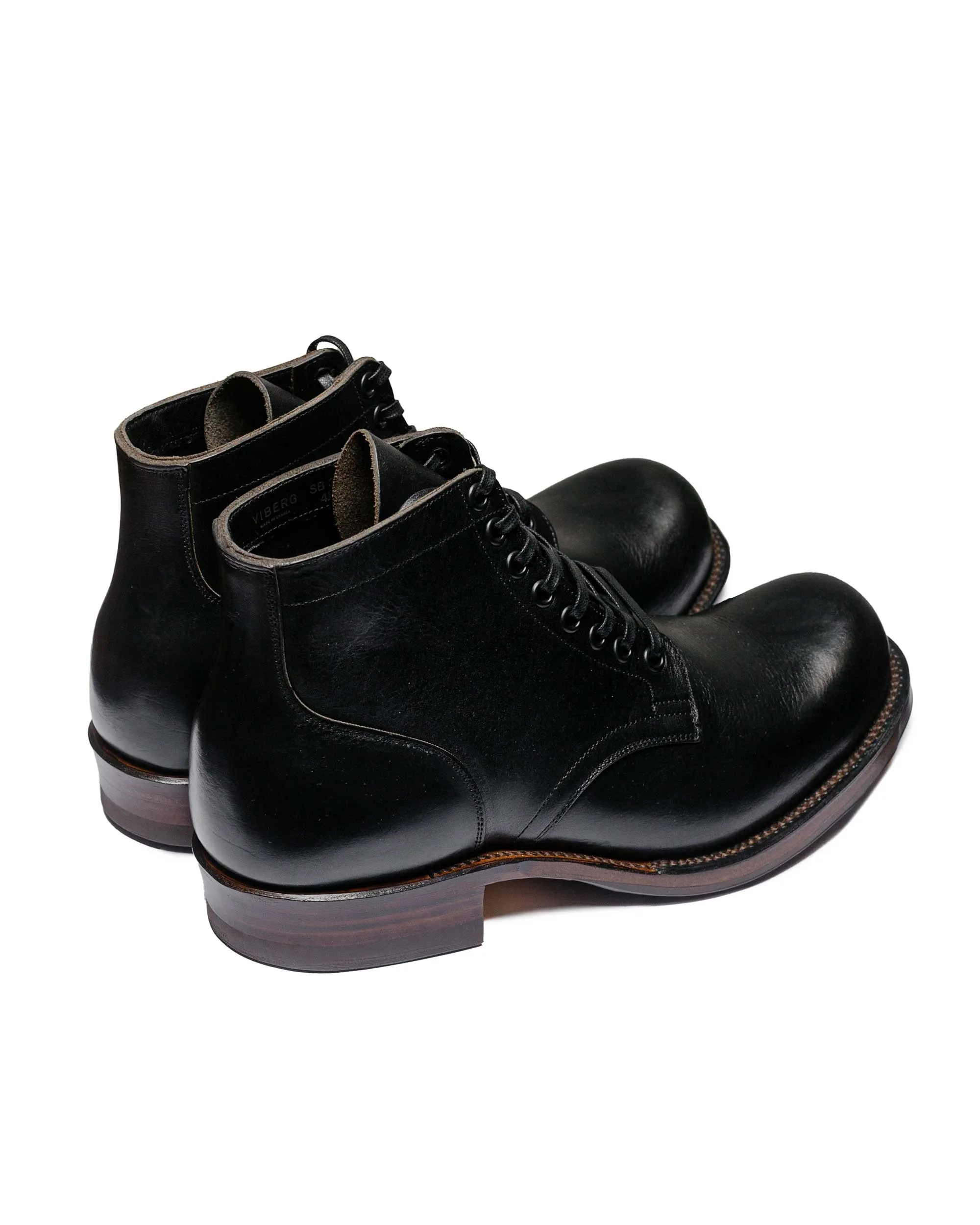 Botte de service Viberg 310 en Wooly Chromexcel noir