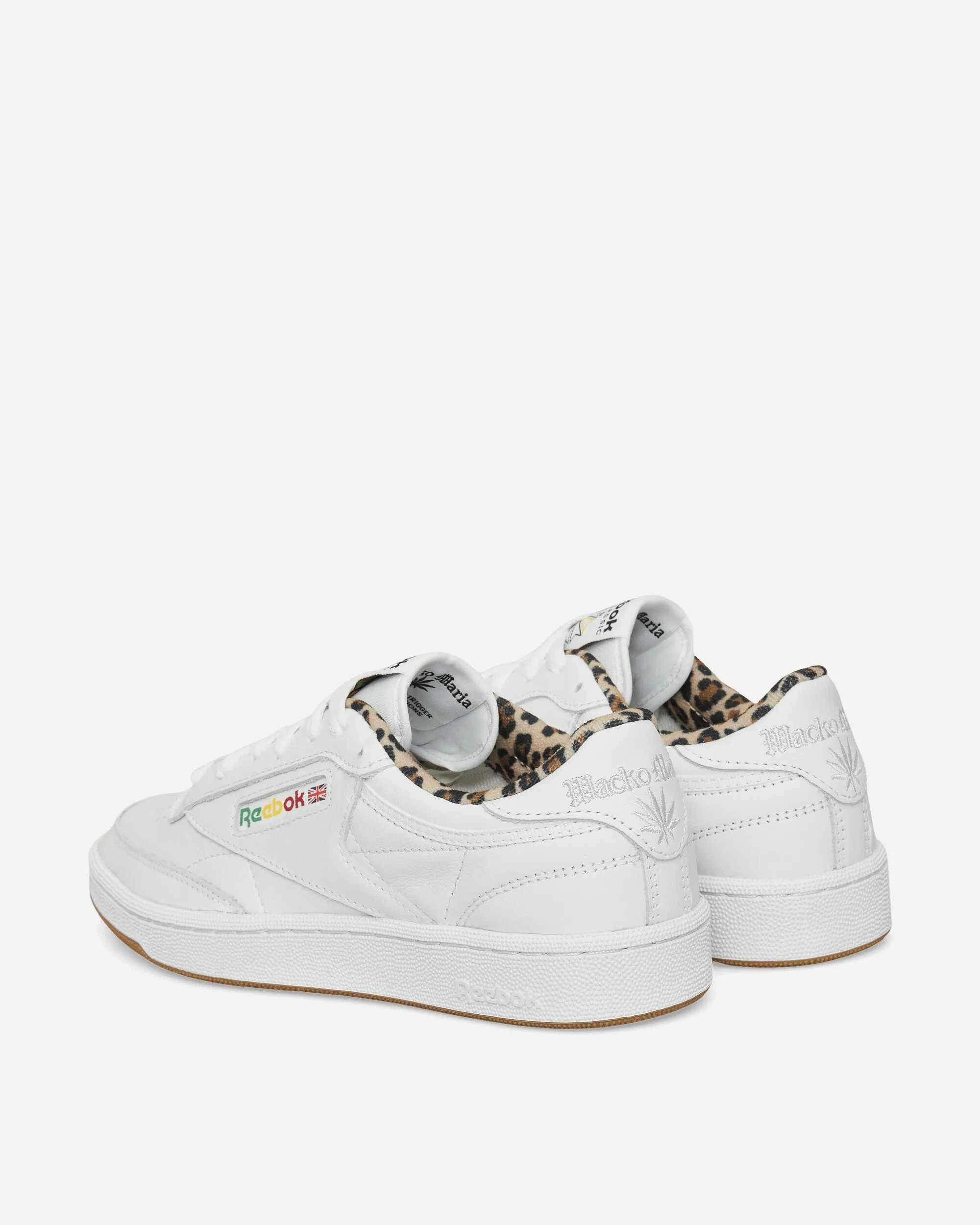 WACKO MARIA Club C 85 Sneakers Vintage Blanc / Léopard