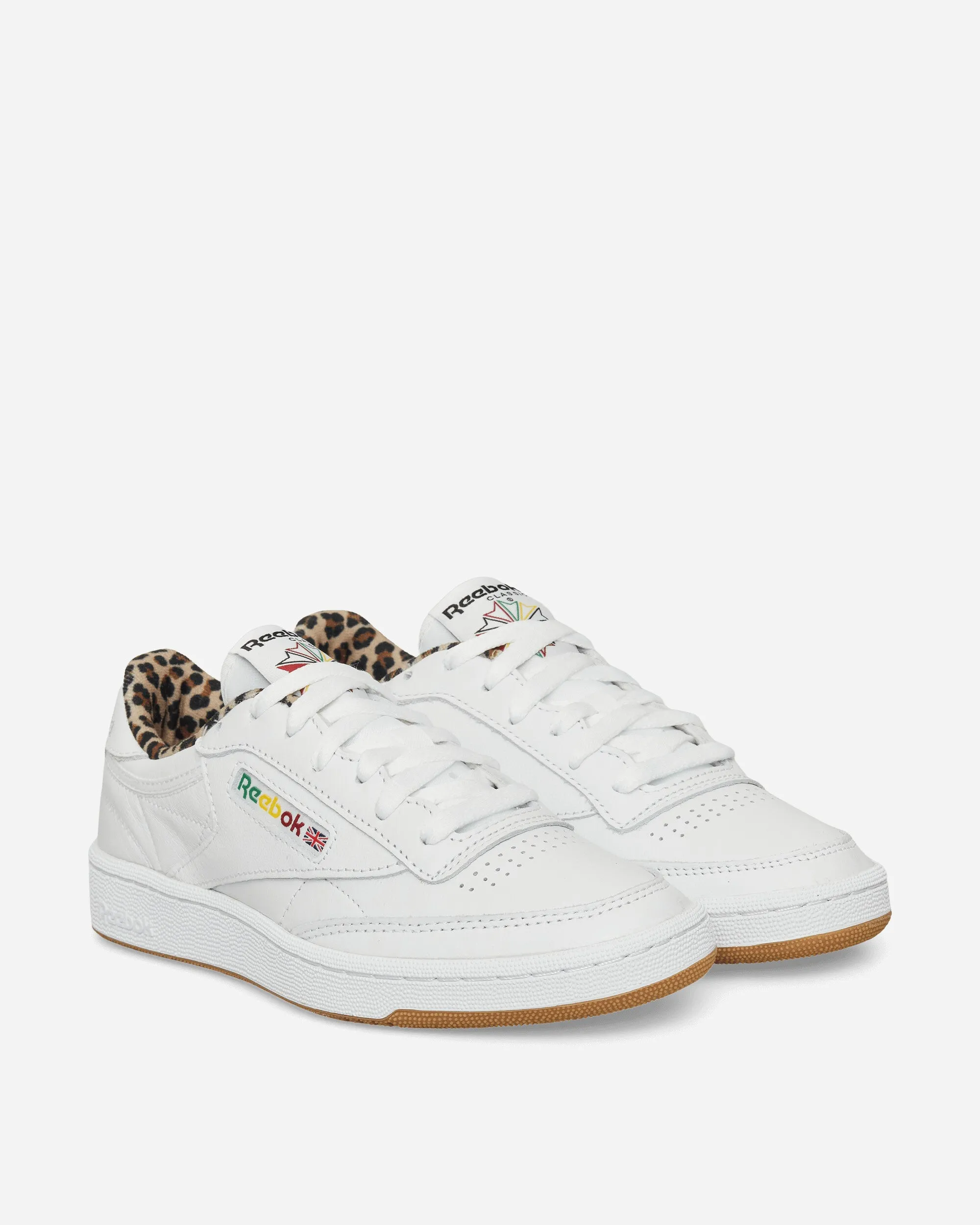 WACKO MARIA Club C 85 Sneakers Vintage Blanc / Léopard