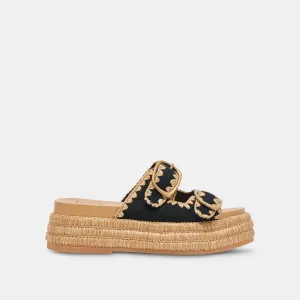 SANDALES WANIKA ONYX NUBUCK