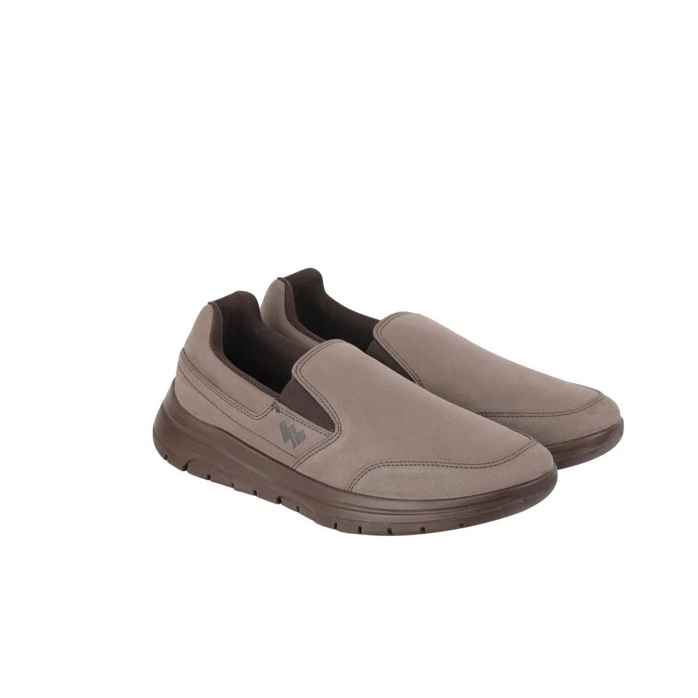 Chaussures décontractées sans lacets Warrior Brown pour hommes - Marche décontractée par Liberty