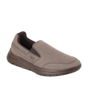 Chaussures décontractées sans lacets Warrior Brown pour hommes - Marche décontractée par Liberty