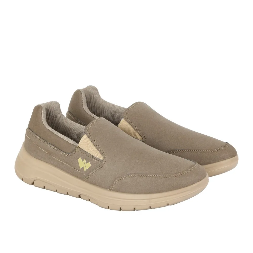 Chaussures décontractées Warrior Camel sans laçage pour hommes - Marche décontractée par Liberty