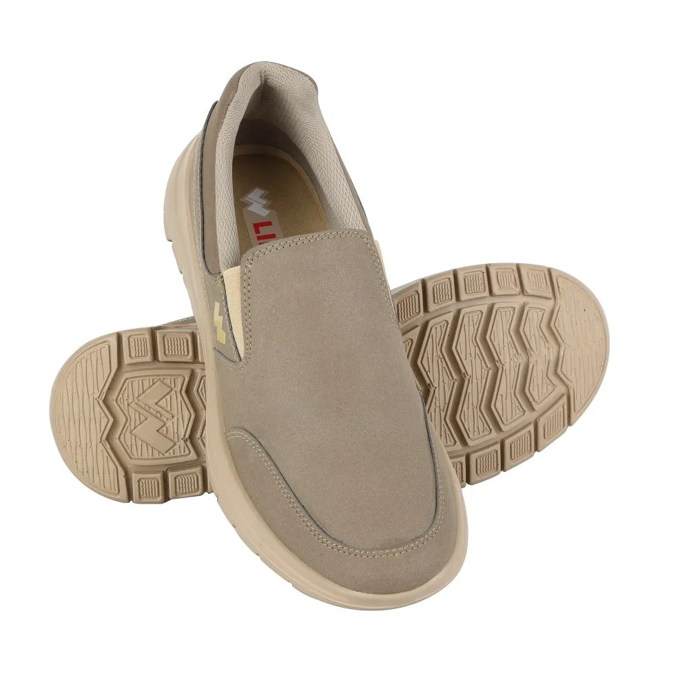 Chaussures décontractées Warrior Camel sans laçage pour hommes - Marche décontractée par Liberty