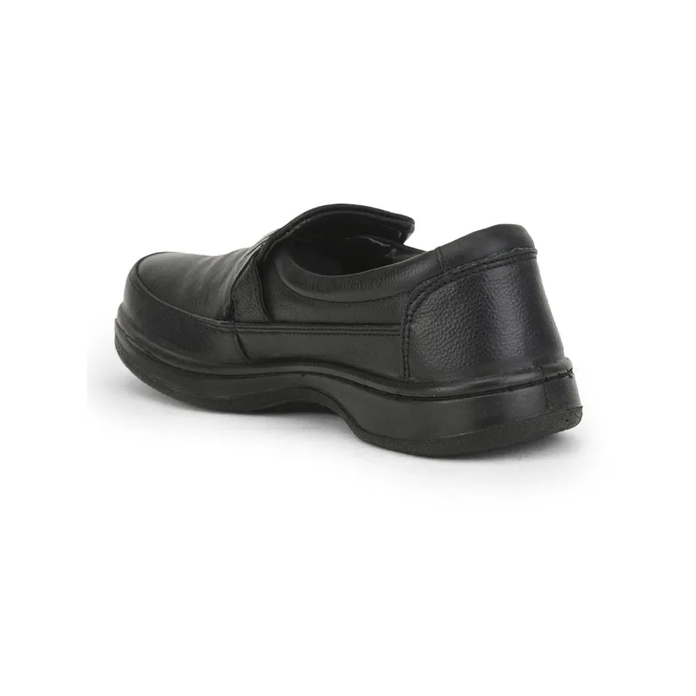 Chaussures Décontractées Sans Lacets Warrior Pour Hommes (Noir) 2078-59 Par Liberty