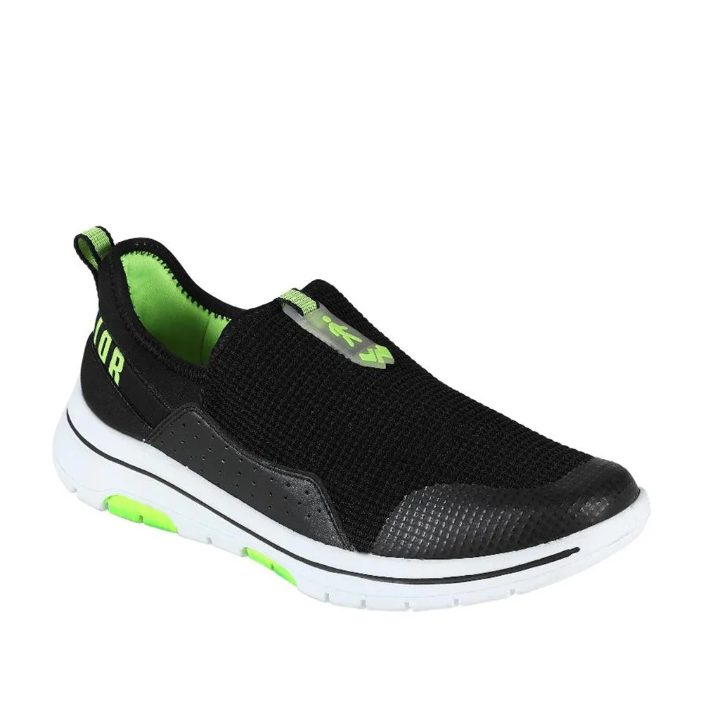 Chaussures décontractées Warrior Green sans lacets pour hommes - Marche facile par Liberty