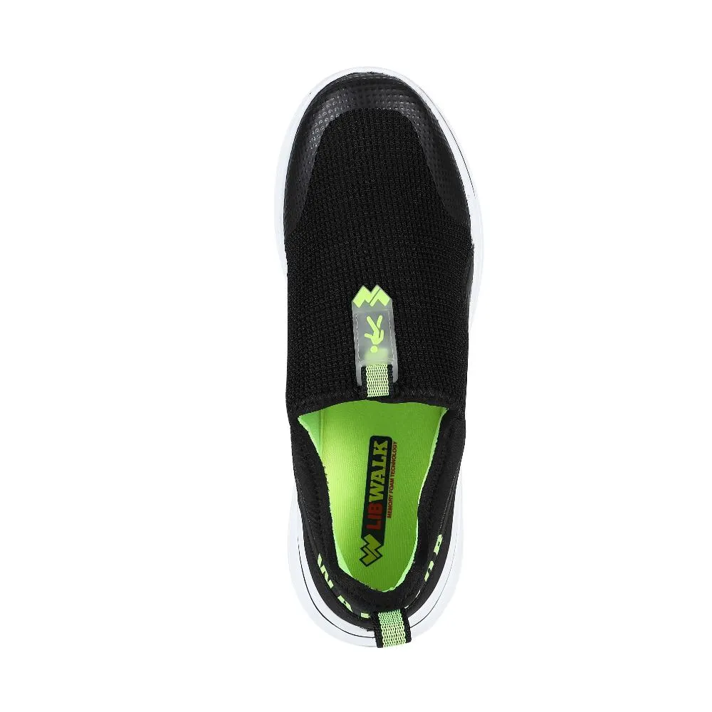 Chaussures décontractées Warrior Green sans lacets pour hommes - Marche facile par Liberty