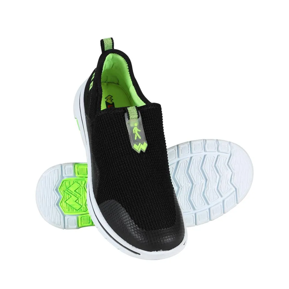 Chaussures décontractées Warrior Green sans lacets pour hommes - Marche facile par Liberty