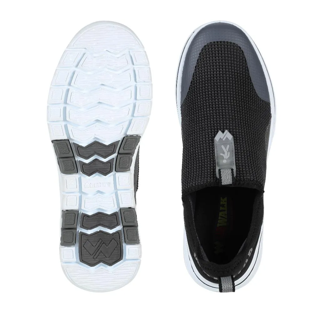 Chaussures décontractées sans lacets Warrior Grey pour hommes - Marche facile par Liberty
