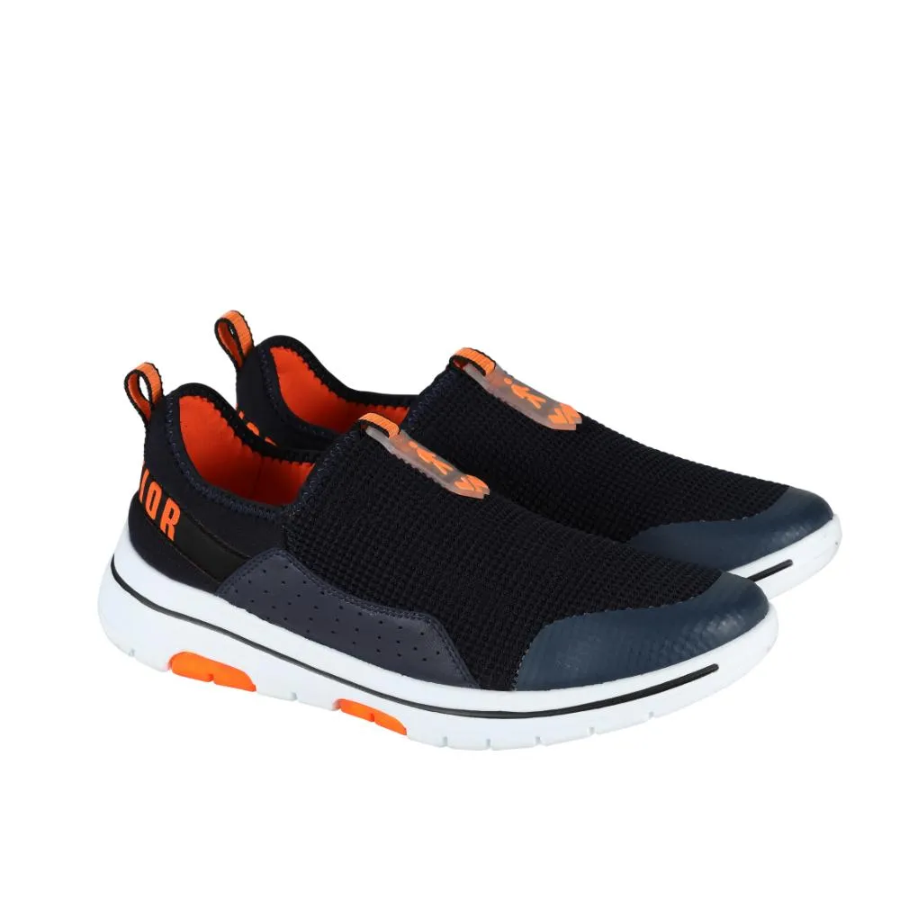 Chaussures décontractées sans lacets Warrior Orange pour hommes, marche facile par Liberty