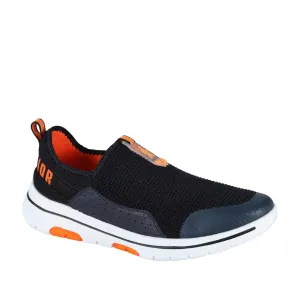Chaussures décontractées sans lacets Warrior Orange pour hommes, marche facile par Liberty