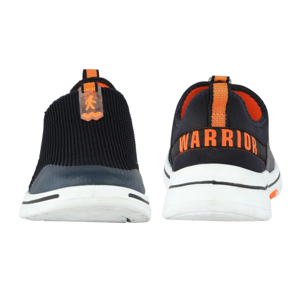 Chaussures décontractées sans lacets Warrior Orange pour hommes, marche facile par Liberty