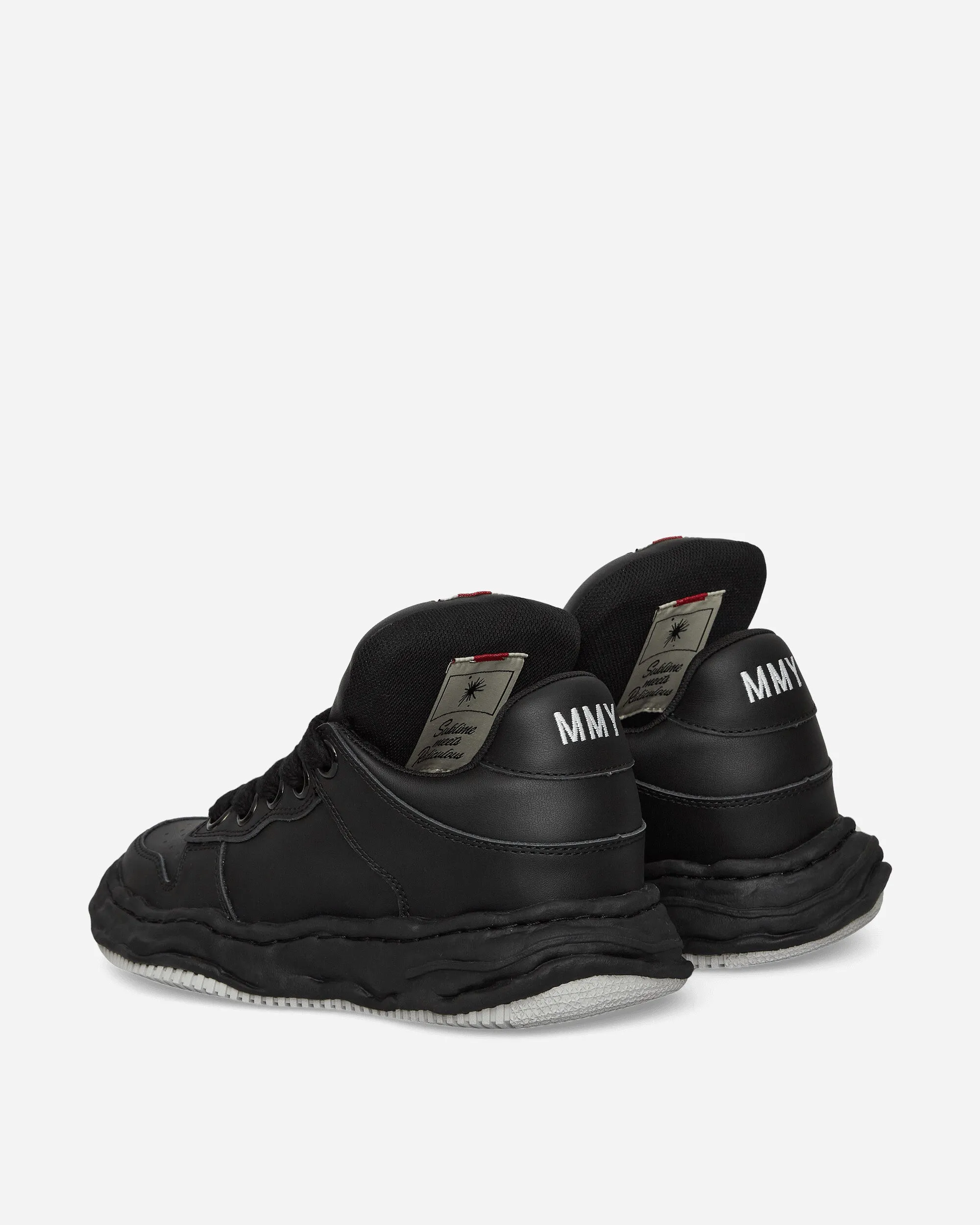 Wayne Puffer OG Semelle en Cuir Baskets Basses Noir