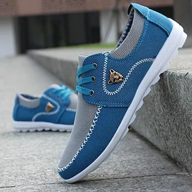 West Louis™ Chaussures de conduite confortables en toile pour hommes