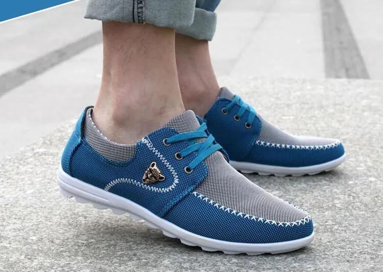 West Louis™ Chaussures de conduite confortables en toile pour hommes