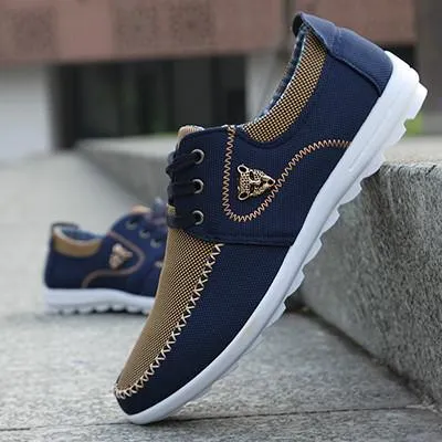 West Louis™ Chaussures de conduite confortables en toile pour hommes