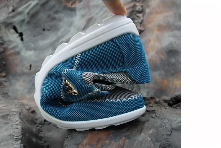 West Louis™ Chaussures de conduite confortables en toile pour hommes