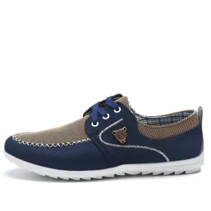 West Louis™ Chaussures de conduite confortables en toile pour hommes