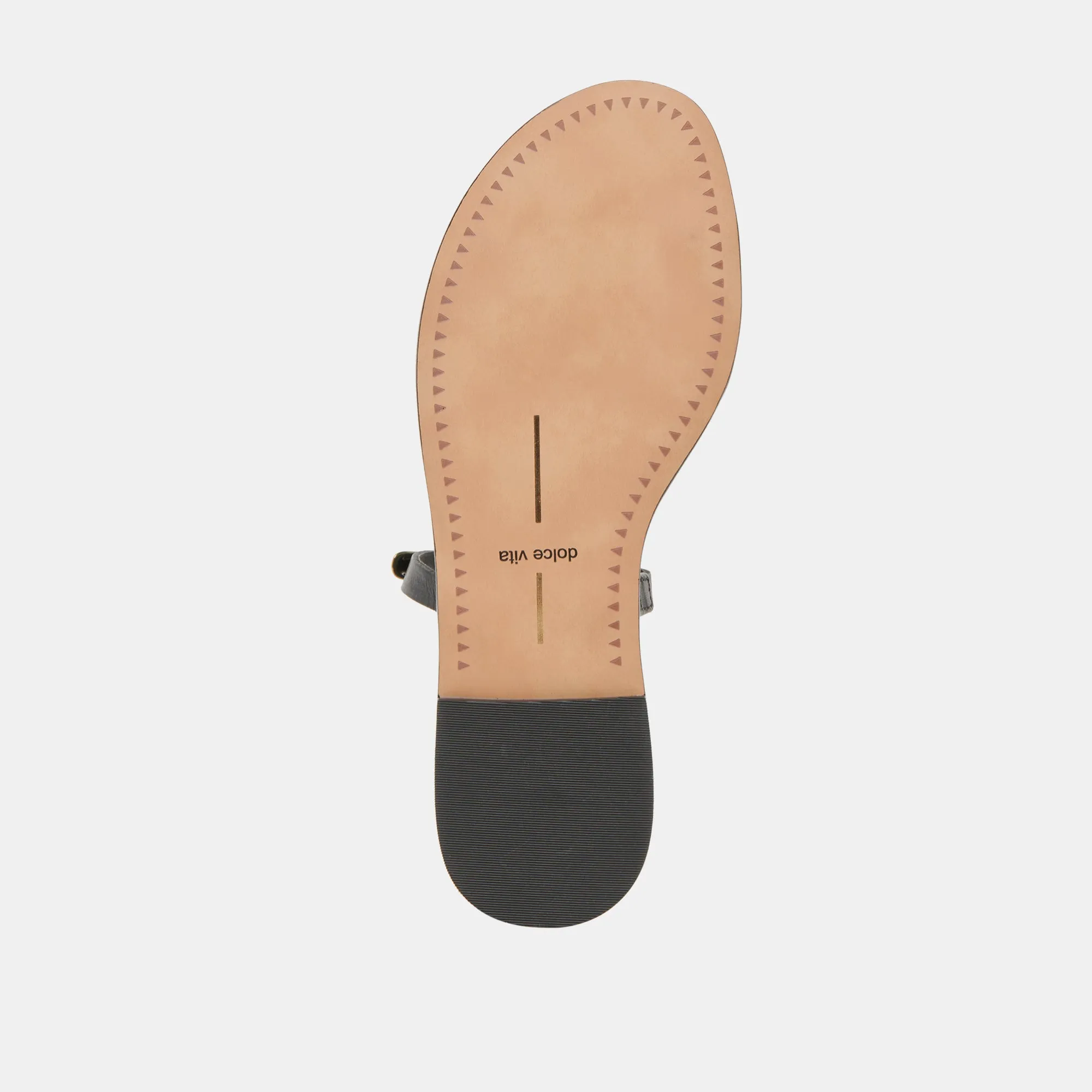 SANDALES WINK WIDE EN CUIR NOIR