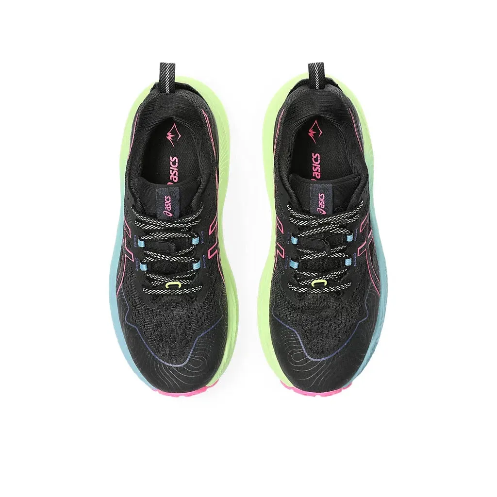 Asics Trabuco Max 2 pour Femme en Noir/Rose Vif