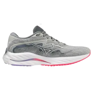 Mizuno Wave Rider 27 pour Femme Perle-Bleu-Blanc