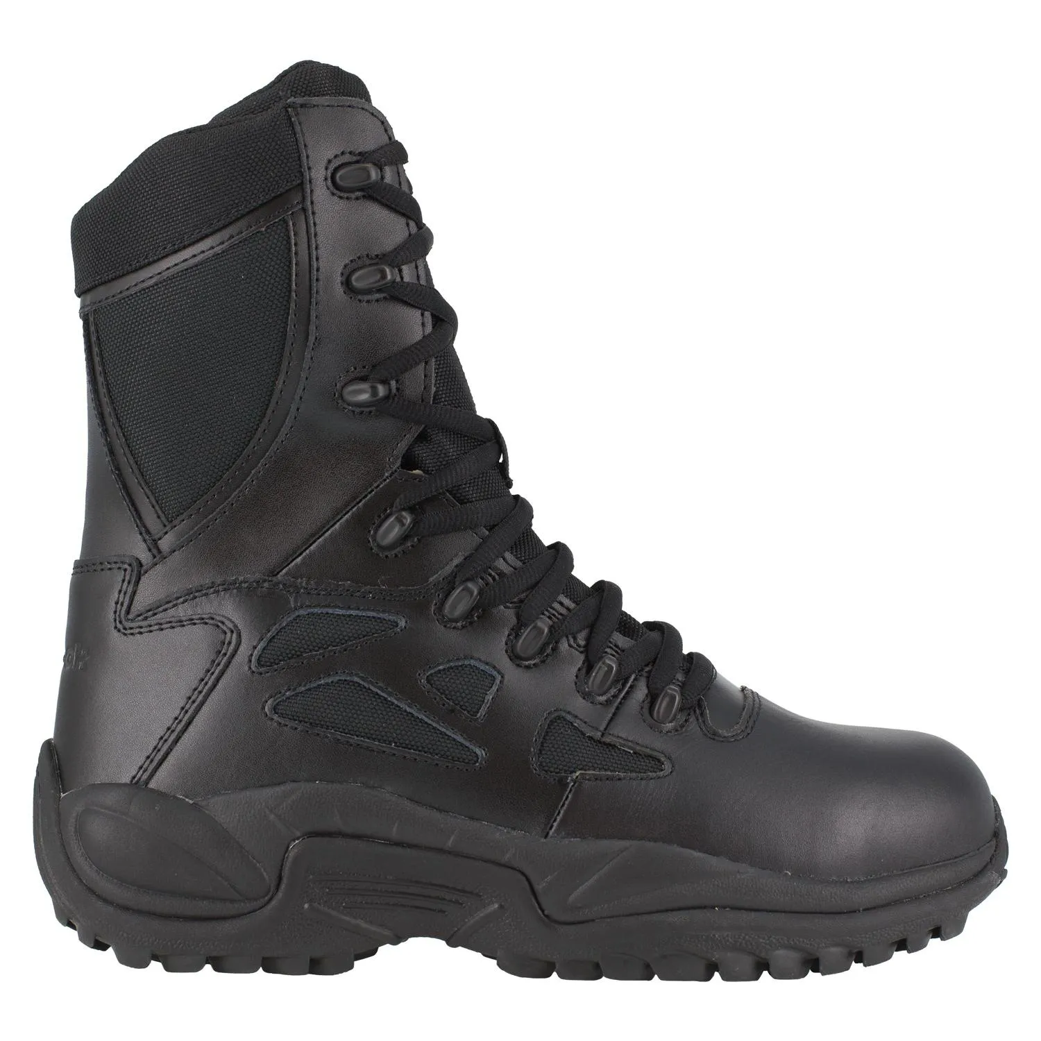 Botte de travail militaire à embout composite Rapid Response Rb 8 pouces pour femmes - Noir