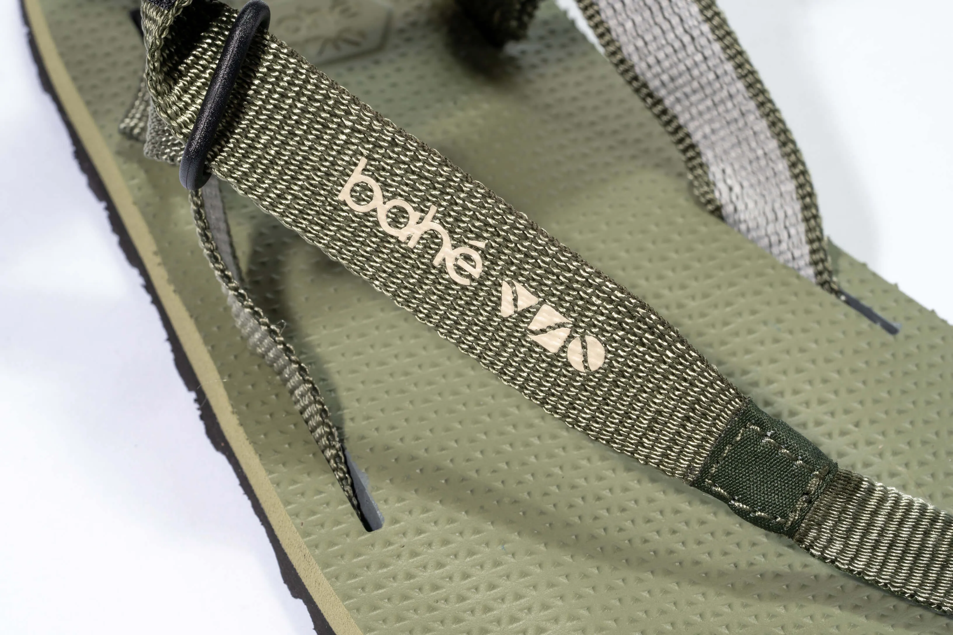 Sandales pieds nus ancrantes Respire pour femme | Olive