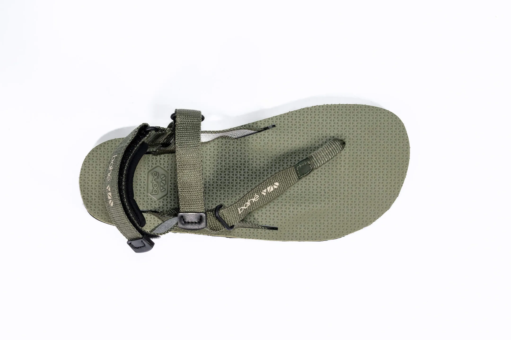 Sandales pieds nus ancrantes Respire pour femme | Olive
