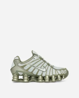 Baskets Shox TL pour Femme Argent Clair / Vert Armée Clair