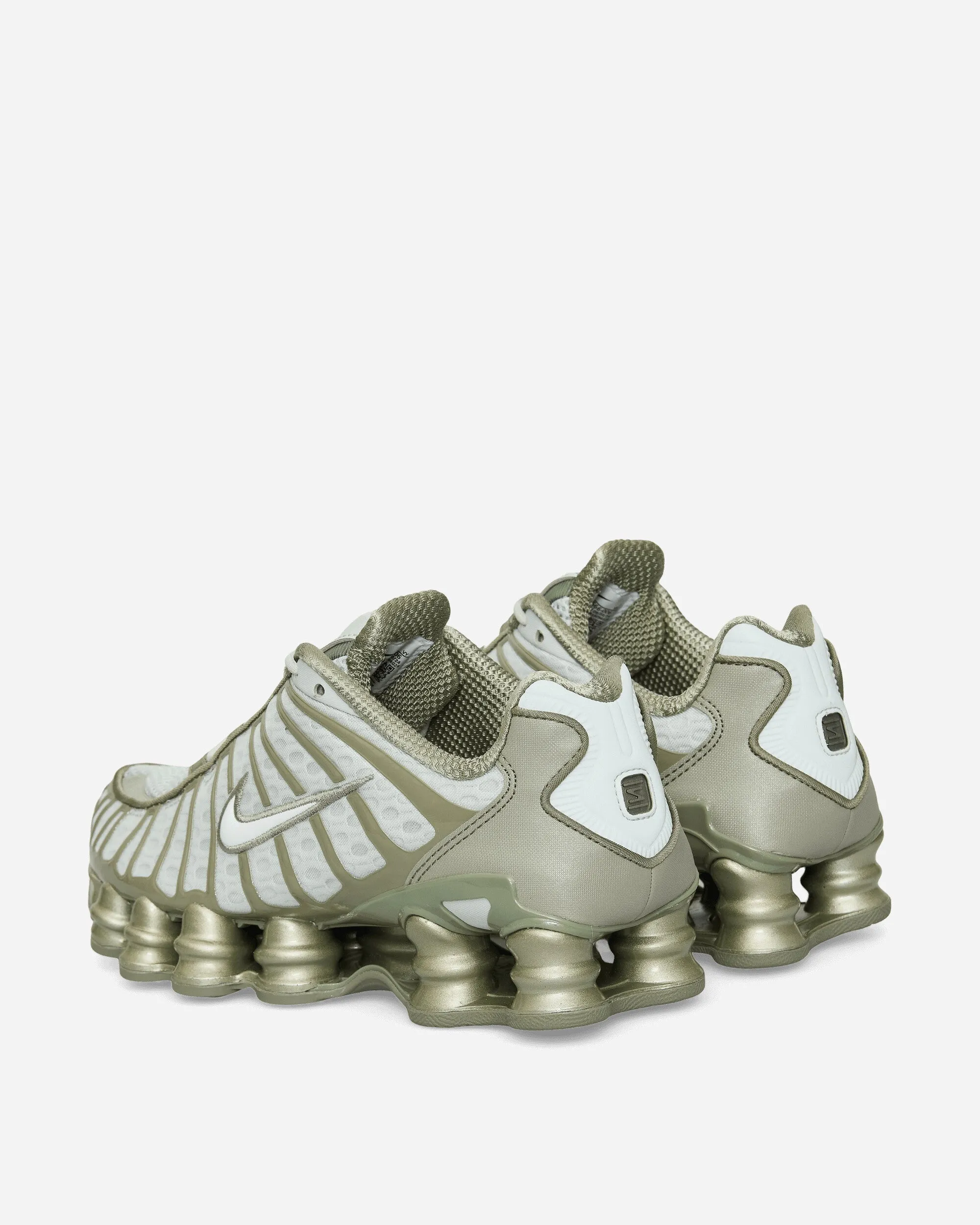 Baskets Shox TL pour Femme Argent Clair / Vert Armée Clair