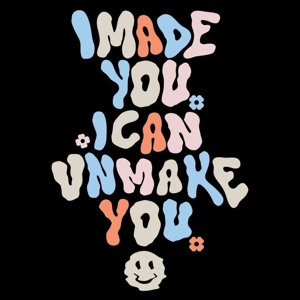 T-shirt décontracté Unmake pour femme - Noir