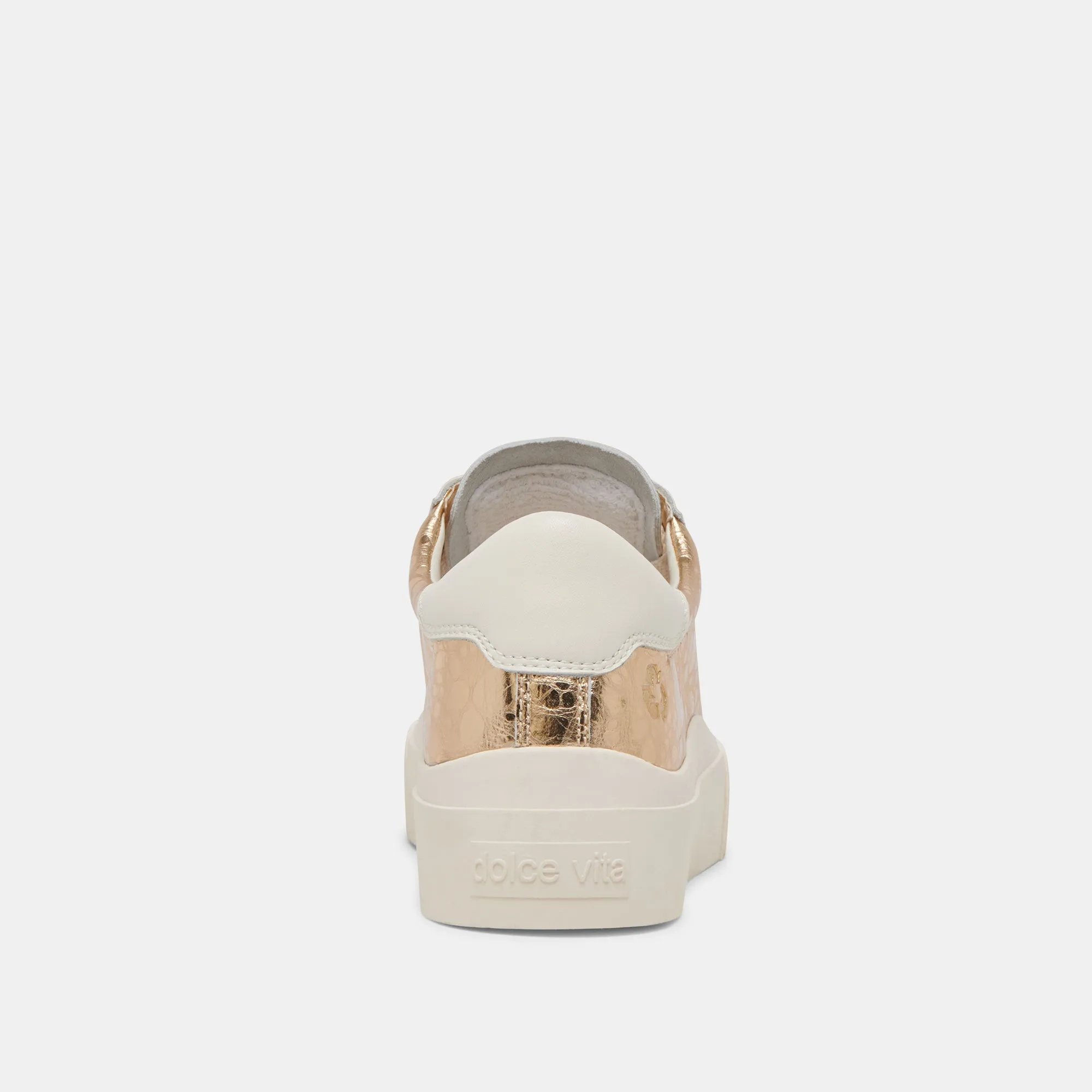 ZAYN 360 SNEAKERS CUIR VIEILLI DORÉ