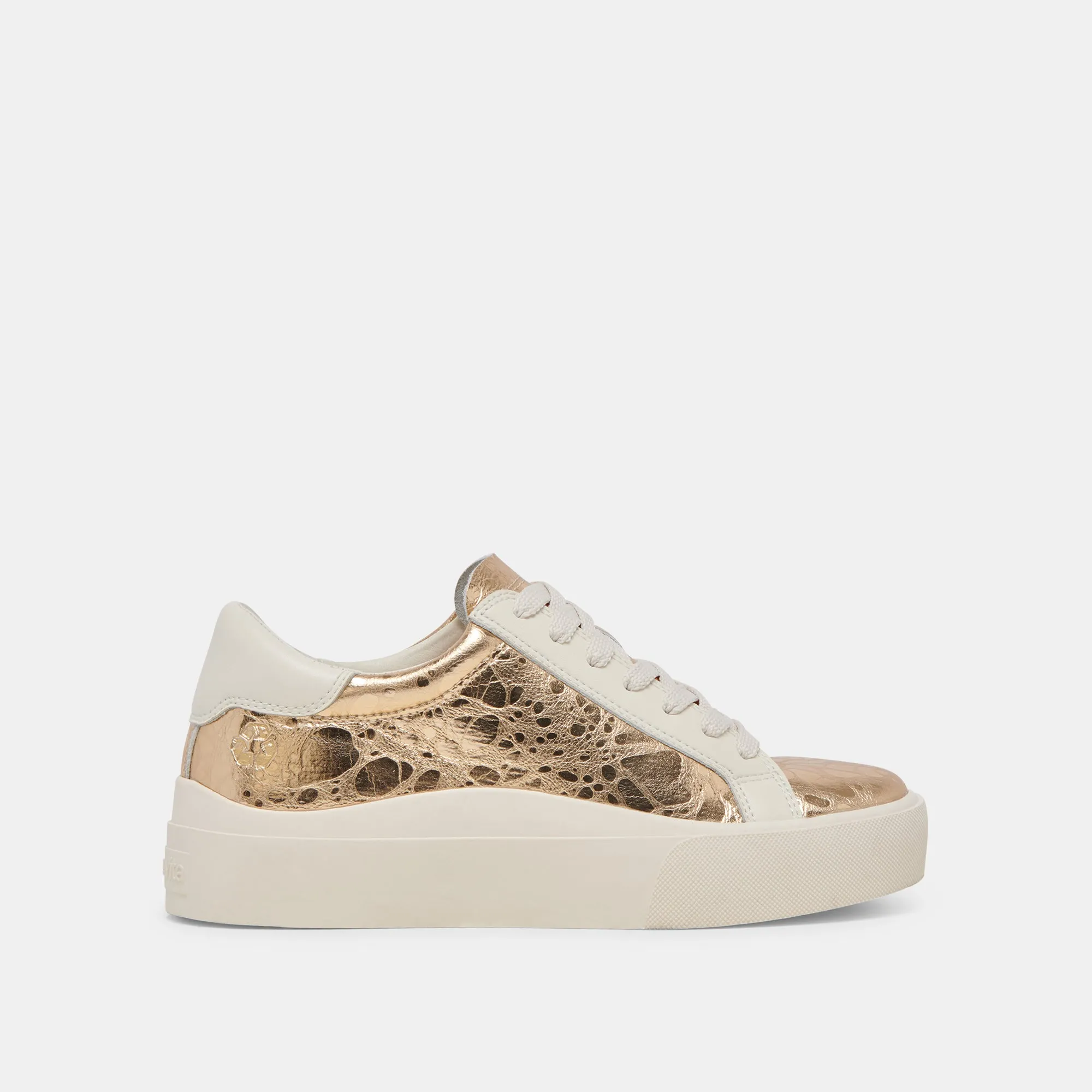 ZAYN 360 SNEAKERS CUIR VIEILLI DORÉ