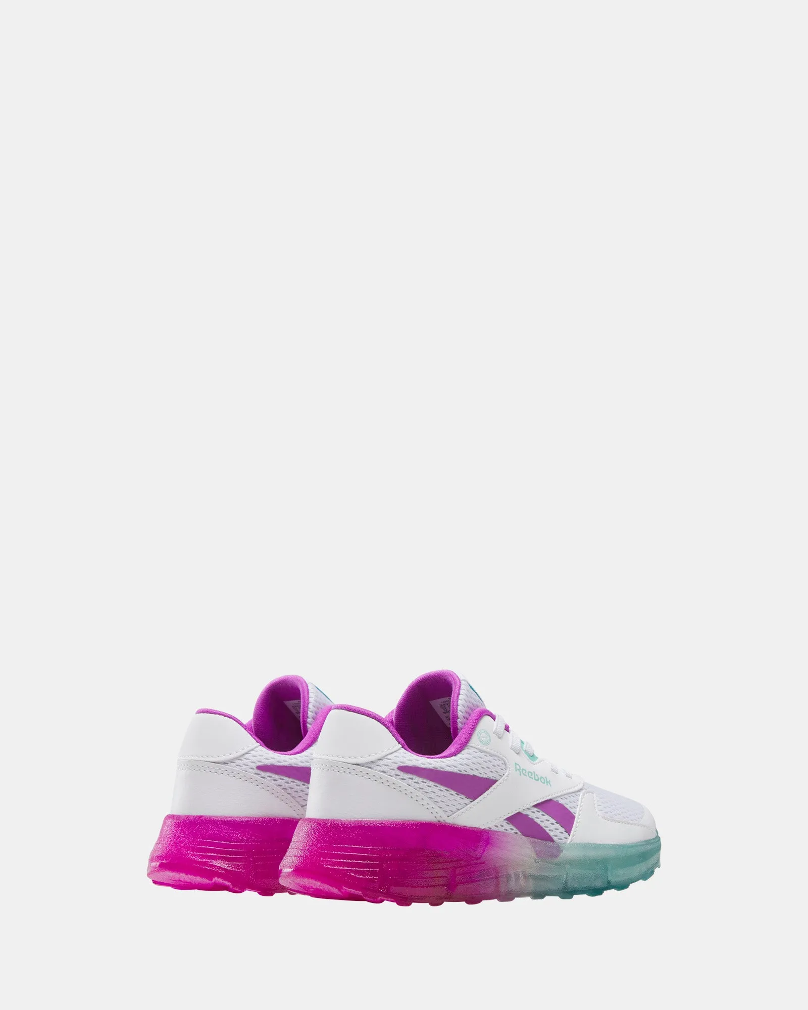 Zig N Glow 2 Lacets élastiques Blanc/Aiaqua/Violet électrique