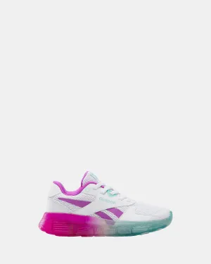 Zig N Glow 2 Lacets élastiques Blanc/Aiaqua/Violet électrique