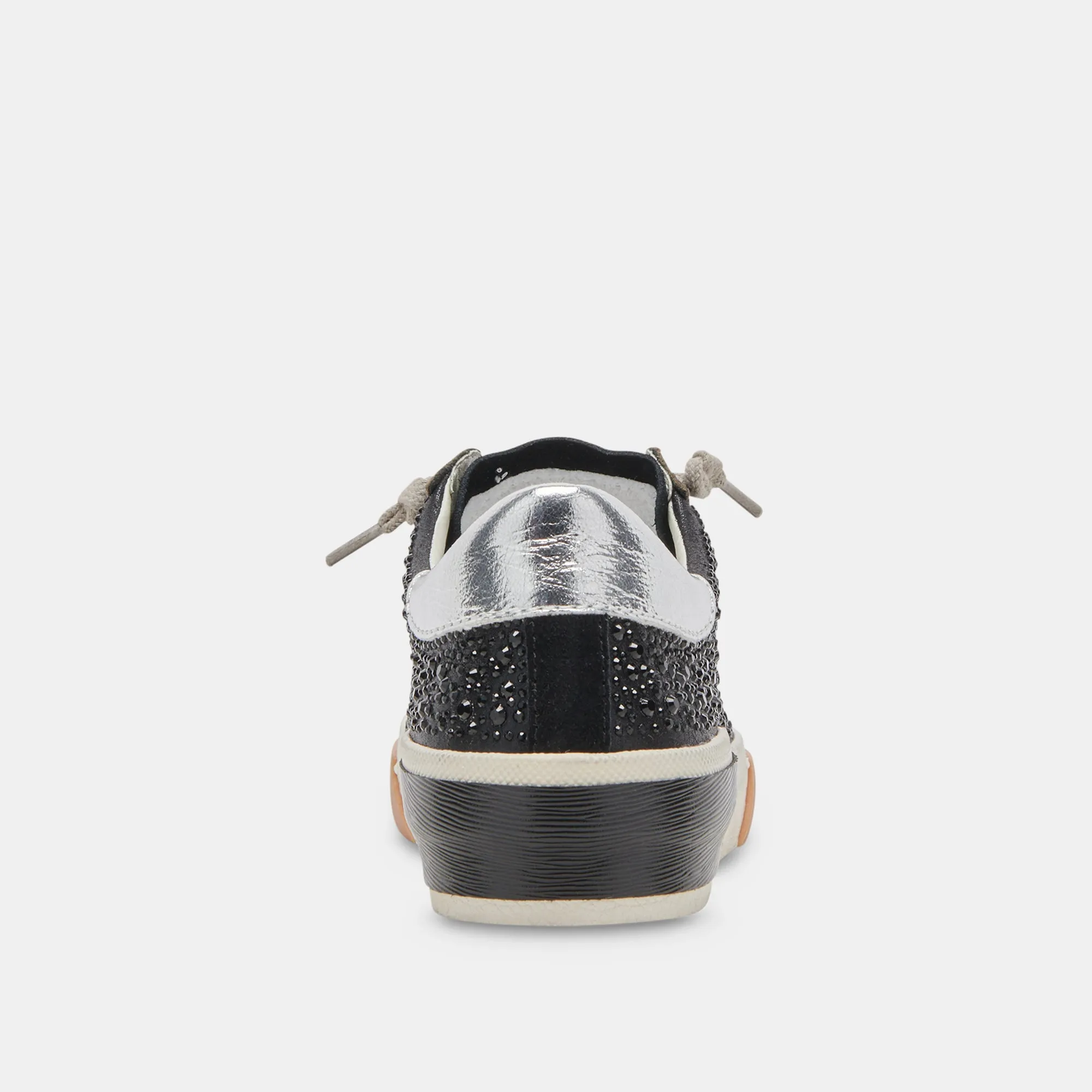 ZINA CRYSTAL SNEAKERS SUÈDE NOIR