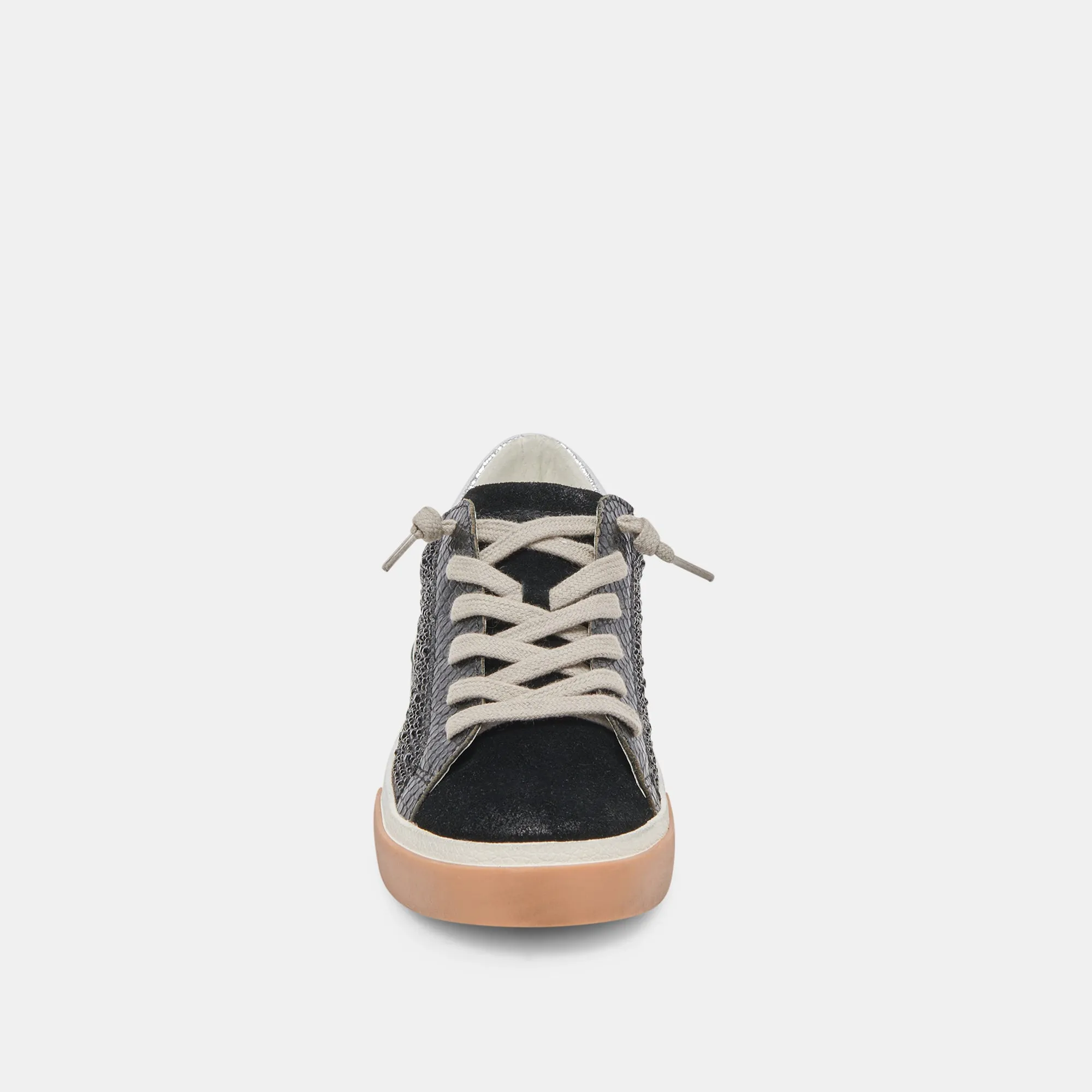 ZINA CRYSTAL SNEAKERS SUÈDE NOIR