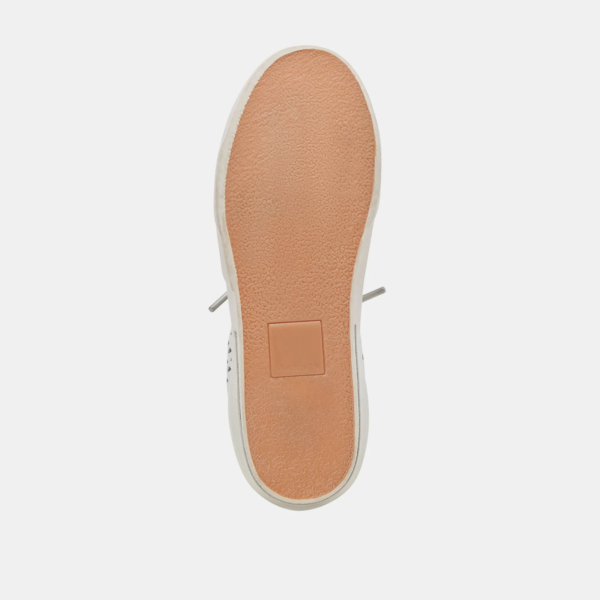 ZINA PERF 360 BASKETS EN CUIR ARGENTÉ