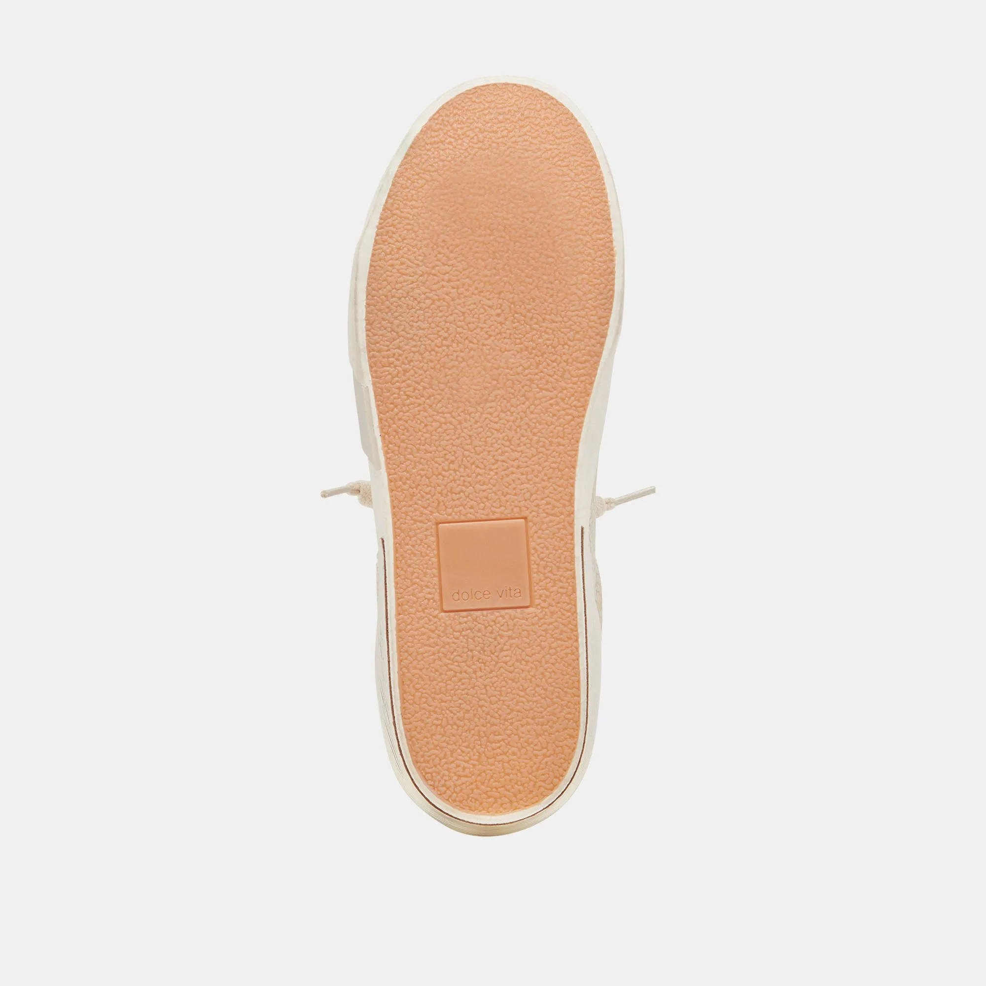 ZINA SNEAKERS CHAMPAGNE CUIR GRAVÉ