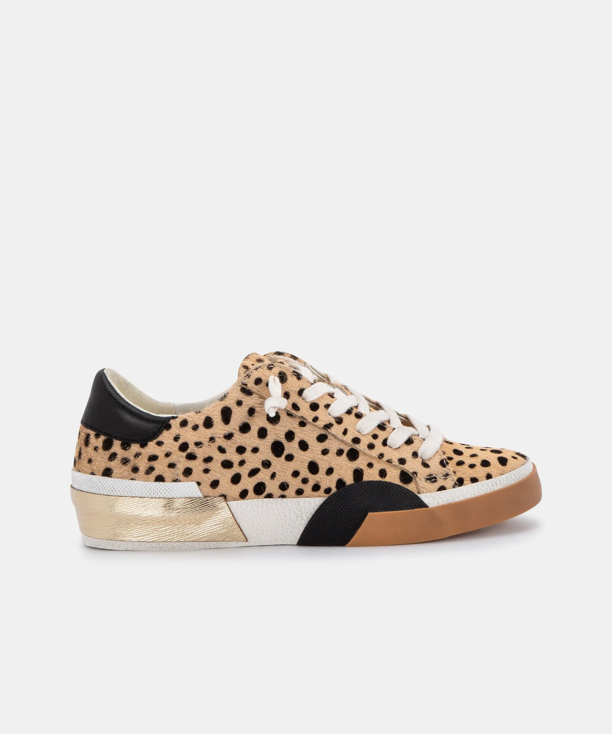 ZINA SNEAKERS EN POIL DE VEAU LÉOPARD