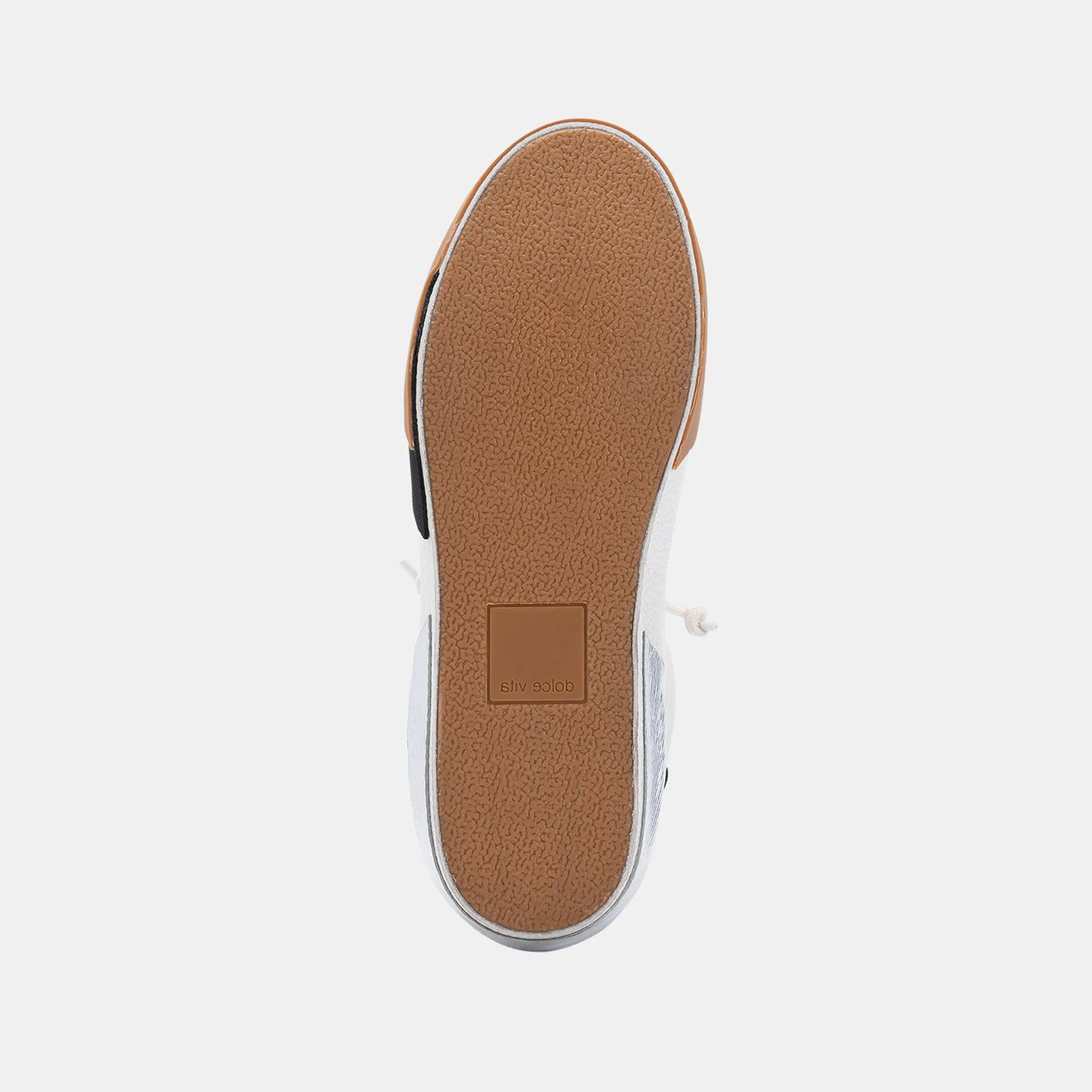 ZINA SNEAKERS BLANC NOIR CUIR