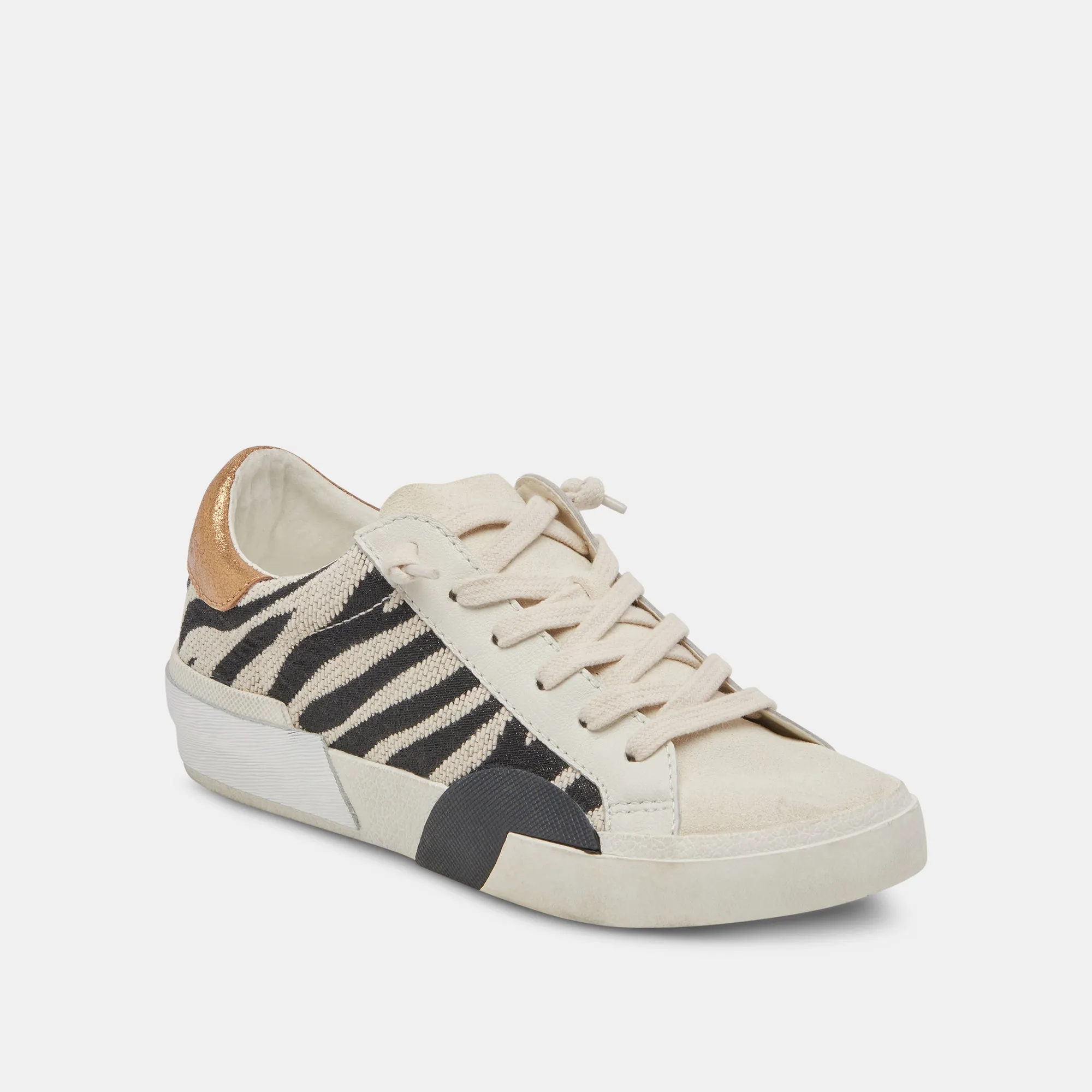ZINA SNEAKERS TISSU ZÈBRE